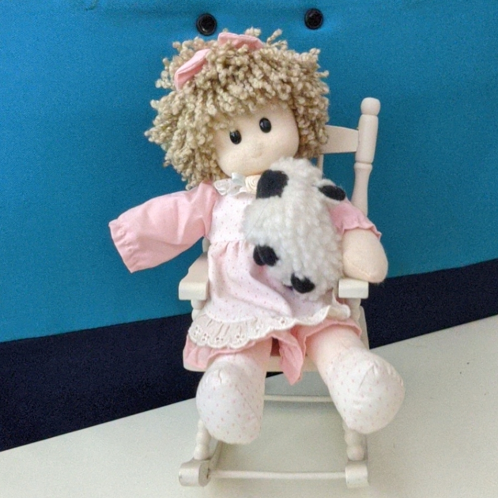 Creepy Doll in a Rocking Chair